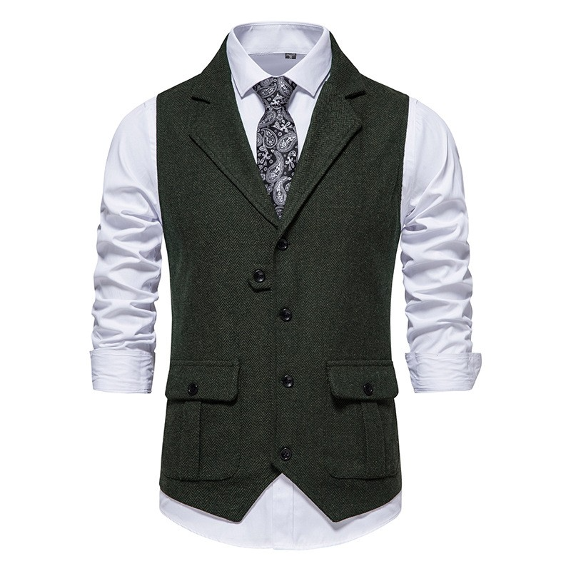 Mårten™ | Elegant herrgilet med sidofickor