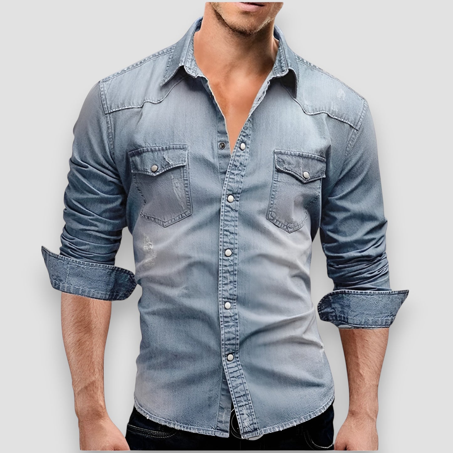 Kurt™ | Klassisk Denimskjorta