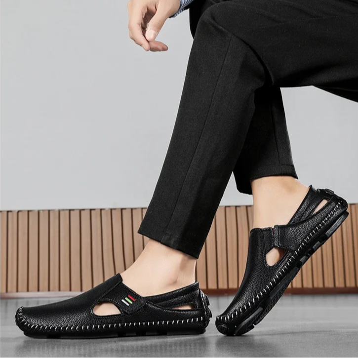 Oliver™ | Loafers i läder
