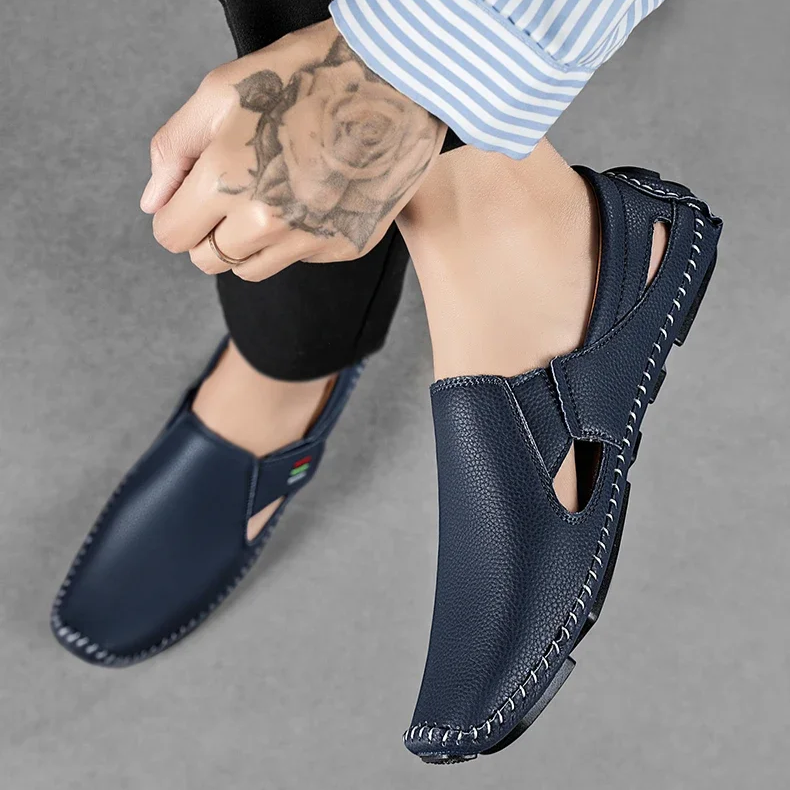 Oliver™ | Loafers i läder