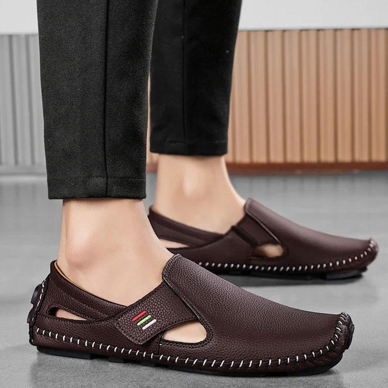 Oliver™ | Loafers i läder