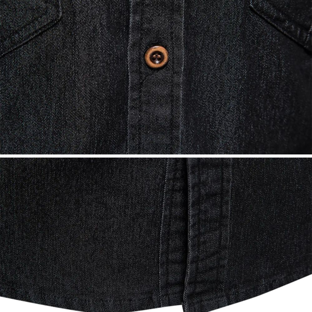Fredrik™ | Denimskjorta i Bomull
