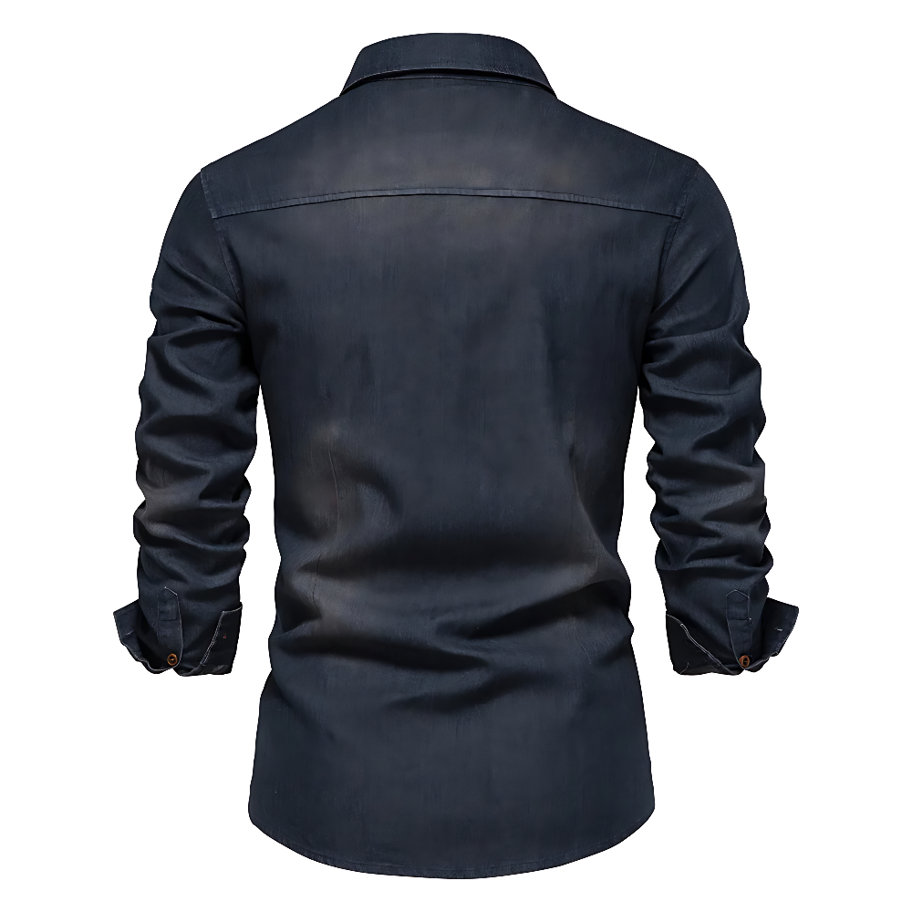 Fredrik™ | Denimskjorta i Bomull