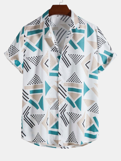 SODARA™ | Skjorta med geometriskt tryck & Badshorts