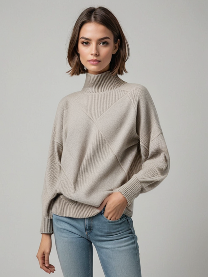 Ella™ | Cashmere Rollkrage Tröja