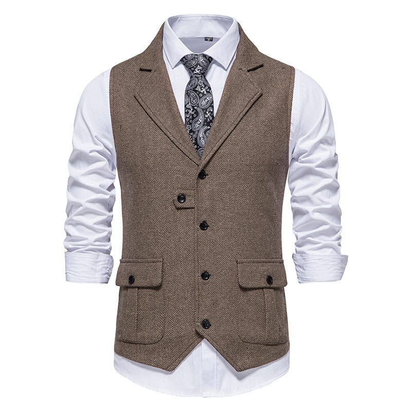 Mårten™ | Elegant herrgilet med sidofickor