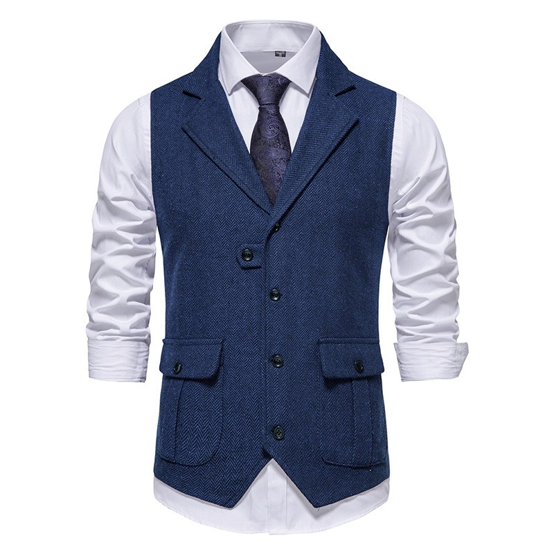 Mårten™ | Elegant herrgilet med sidofickor