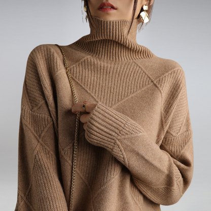 Ella™ | Cashmere Rollkrage Tröja