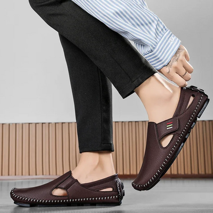 Oliver™ | Loafers i läder