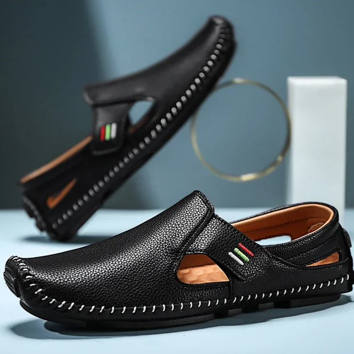 Oliver™ | Loafers i läder