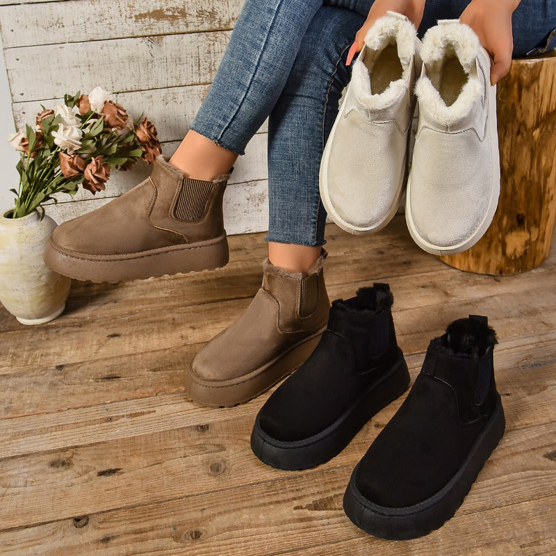 June™ | Avslappnade Fleece Boots