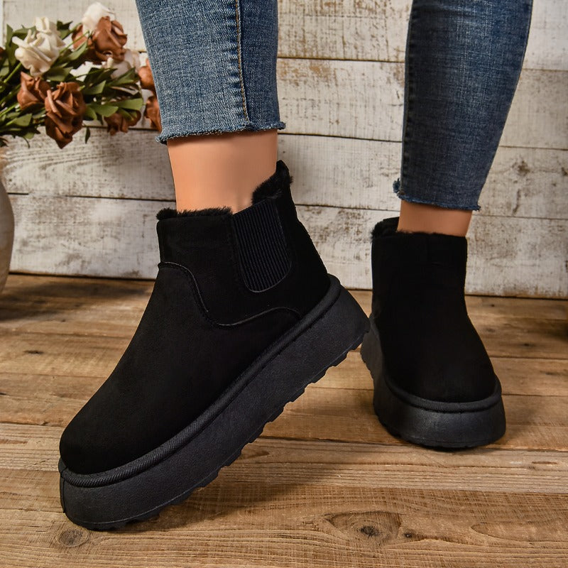 June™ | Avslappnade Fleece Boots