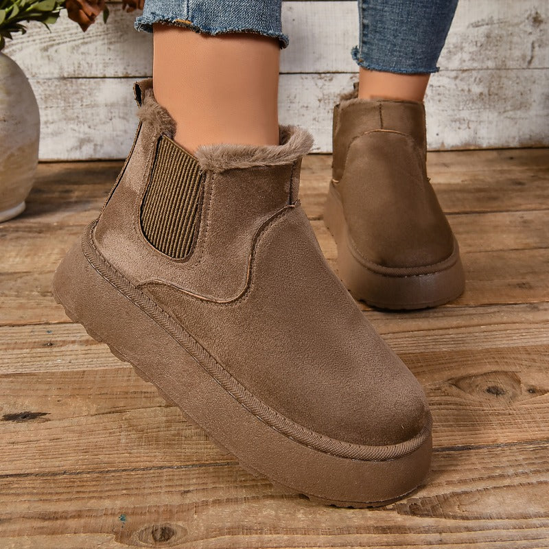 June™ | Avslappnade Fleece Boots