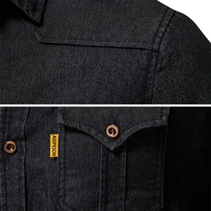 Fredrik™ | Denimskjorta i Bomull