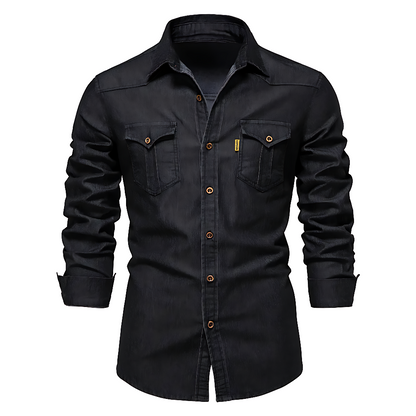 Fredrik™ | Denimskjorta i Bomull